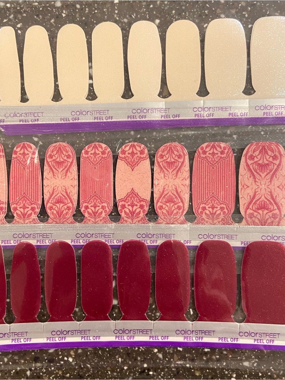 ColorStreet Peel-Off Nail Strips - 3 Sets
